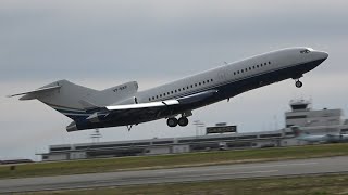 Boeing 72721  Landing amp Takeoff [upl. by Ahsenek]