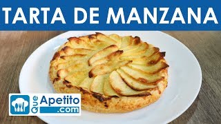 Receta de tarta de manzana fácil y casera  QueApetito [upl. by Navanod140]