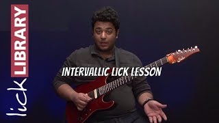 Intervallic Lick Lesson  Pritesh Walia [upl. by Straub135]