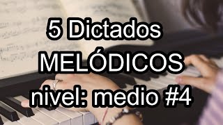 5 Dictados melódicos 4 nivel medio [upl. by Thema]