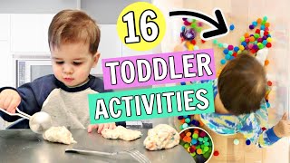 16 Toddler Activities You Can Do at Home  12 year olds [upl. by Mather962]