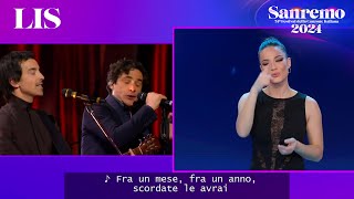 LIS Sanremo 2024  Diodato con Jack Savoretti canta ‘Amore che vieni amore che vai’ [upl. by Kynan611]