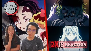 Demon Slayer 鬼滅の刃 2x18  quotNo Matter How Many Livesquot  REACTING TO THE FINALE [upl. by Nooj]