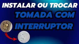 Como Instalar Tomada com Interruptor Simples [upl. by Eessej303]