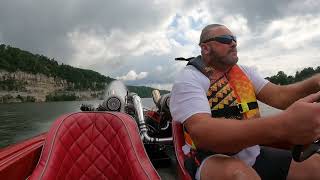 Twin Turbo BBC Jet Boat at Claytor Lake VA [upl. by Binette]