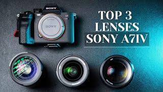 MY TOP 3 LENSES FOR SONY A7IV  FOR PHOTOGRAPHY AND VIDEO 2022 [upl. by Newmann534]