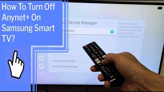 How To Turn Off Anynet On Samsung Smart TV [upl. by Atinrahc]