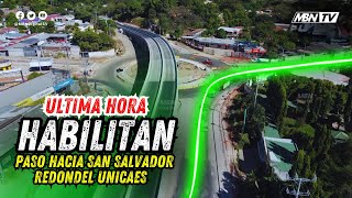 ULTIMAHORA Ministerio de Obras Públicas Habilita Tramo en Redondel UNICAES [upl. by Asoj]