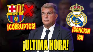 ¡EXPLOTA LA BOMBA ¡SE ADULTERO LA COMPETICION ¡SANCION BARCELONA  NOTICIAS DEL REAL MADRID HOY [upl. by Parcel603]