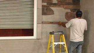 Boulder Creek Stone Installation Video  Part 5 Installing Stone [upl. by Emilee989]