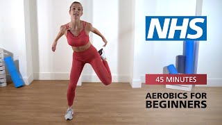 Aerobics for beginners  45 minutes  NHS [upl. by Codee331]