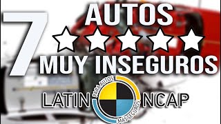 Top 7 Los autos más inseguros y peligrosos que se venden en Latinoamérica Latin NCAP [upl. by Ireg]