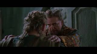 Agamemnon talks to Menelaus  Troy Directors Cut HD [upl. by Kylstra]