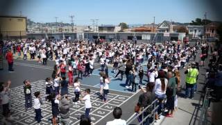 Longfellow Elementary Jump Rope for Heart dance to quotLimboquot [upl. by Einaffyt]