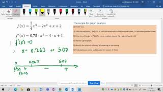 TI Nspire Monotonicity Analysis [upl. by Shurlock855]