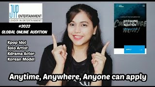 quotHow to Apply in JYP Global Online Audition 2023quot  Hindi Subtitles  Kpop Audition [upl. by Lapointe]