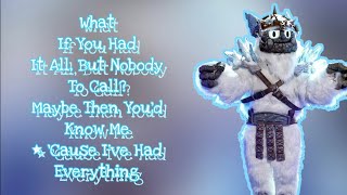 Yeti Performs quotLonelyquot By Justin Bieber ft Benny Blanco Lyrics  The Masked Singer [upl. by Brey98]