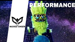 Thingamajig Sings quotEasyquot by Commodores  The Masked Singer  Season 2 [upl. by Ahsap]