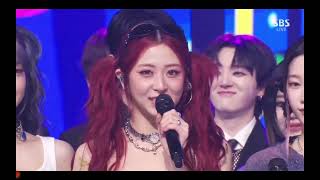 LE SSERAFIM EASY 5TH WINENCORE STAGE ON INKIGAYO [upl. by Hannala993]