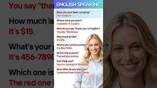 How to Easily Respond to Common English Questions [upl. by Maximilianus588]