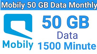 How to Activate Mobily Sim 50 GB Internet offer Monthly  How to Get Mobily Social media plan [upl. by Sheffie]