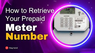 How to Check Your Prepaid Electricity Meter Number [upl. by Anirbed526]