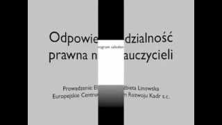 Eszkolenie rady pedagogicznej odpowiedzialność prawna nauczyciela [upl. by Norra934]