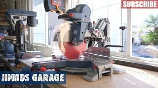 Bosch Miter Saw Review  Jimbos Garage [upl. by Christalle]