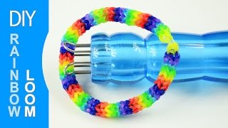 How to Make a Rubber Band Bracelet with Knitting Spool [upl. by Kraul643]