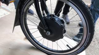 The New Brompton Electric folding bike [upl. by Eiramlehcar]