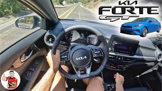 The 2023 Kia Forte GT is a Perfect First Car  Budget Buy POV Drive Review [upl. by Aniakudo593]