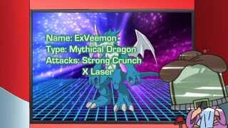 Digimon Fusion Data Files ExVeemon [upl. by Yelrihs569]