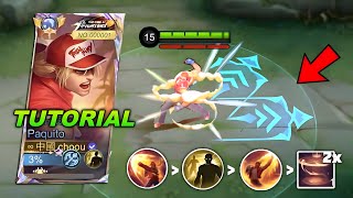 PAQUITO NEW HARDEST FREESTYLE FULL TUTORIAL   Mobile Legends [upl. by Kemme]