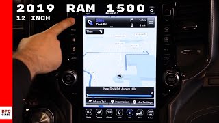 2019 Ram 1500 Navigating Uconnect 12 inch Touchscreen Display [upl. by Fronnia]