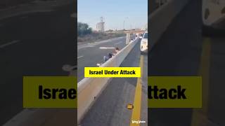 Central Israel TARGETED Forcing civilians to exit their cars on the Highway israel [upl. by Tindall]