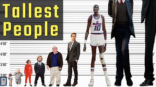 The Worlds Tallest People  The Lowest and Highest People in History  World INFO [upl. by Aivatco424]