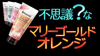 【白髪染め】ブローネカラートリートメントのマリーゴールドオレンジでキレイに染まったよ！ [upl. by Gant]