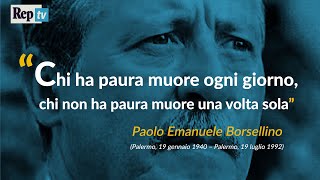 Paolo Borsellino storia di un giudice  La videoscheda [upl. by Chickie]