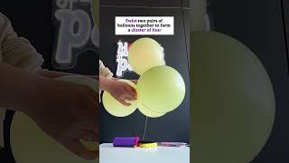 How to make a Balloon Cluster  Balloon Garland Tutorial [upl. by Duhl495]