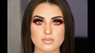 Red Fire Makeup Tutorial  Adriana Kadar [upl. by Pascal]