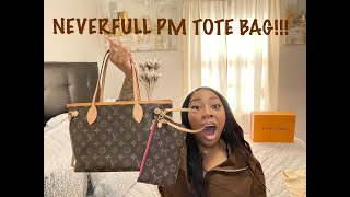 LOUIS VUITTON NEVERFULL PM REVIEW  WHATS IN MY BAG  PERFECT EVERYDAY BAG  MUST HAVE BAG 2021 😍 [upl. by Mir546]