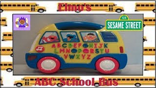 2007 Sesame Street Elmos ABC School Bus Educational Toy [upl. by Enirhtak]