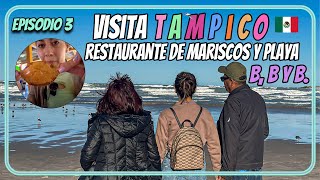 Playa Miramar y Restaurante de Mariscos La Palma B B Y B🌊☀️Tampico Mapaches Veracruz familia [upl. by Burdett475]