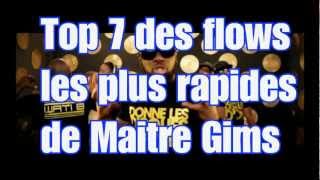 Les flows les plus rapides de Maitre Gims  Compilation 1 [upl. by Yaner197]