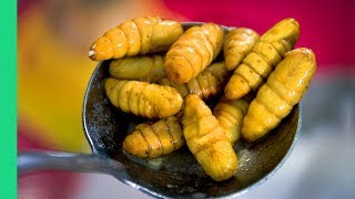 CRAZY Unique STREET FOOD of Central Vietnam  Con Market in Danang [upl. by Eilzel]