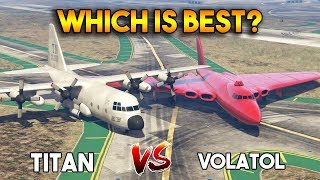 GTA 5 ONLINE  VOLATOL VS TITAN WHICH IS BEST [upl. by Johppa]