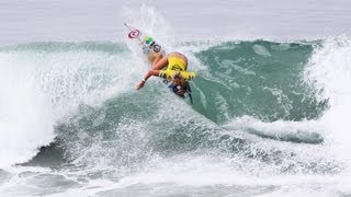 Heat Highlights  Bethany Hamilton Surfing San Diego Supergirl Pro 2013 Oceanside [upl. by Lederer]