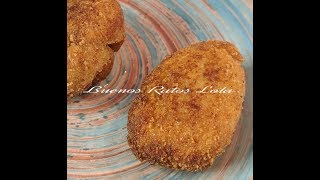 Croquetas de pollo para gourmets olla GM G y croquetero [upl. by Torrey]