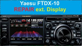 280 Yaesu FTDX10 with external display port issues fixed [upl. by Xxam]