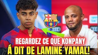 🔥REVÉLATION CHOC REGARDEZ CE QUE KOMPANY A DIT DE LAMINE YAMAL BARÇA VS BAYERN FC BARCELONE [upl. by Atis]